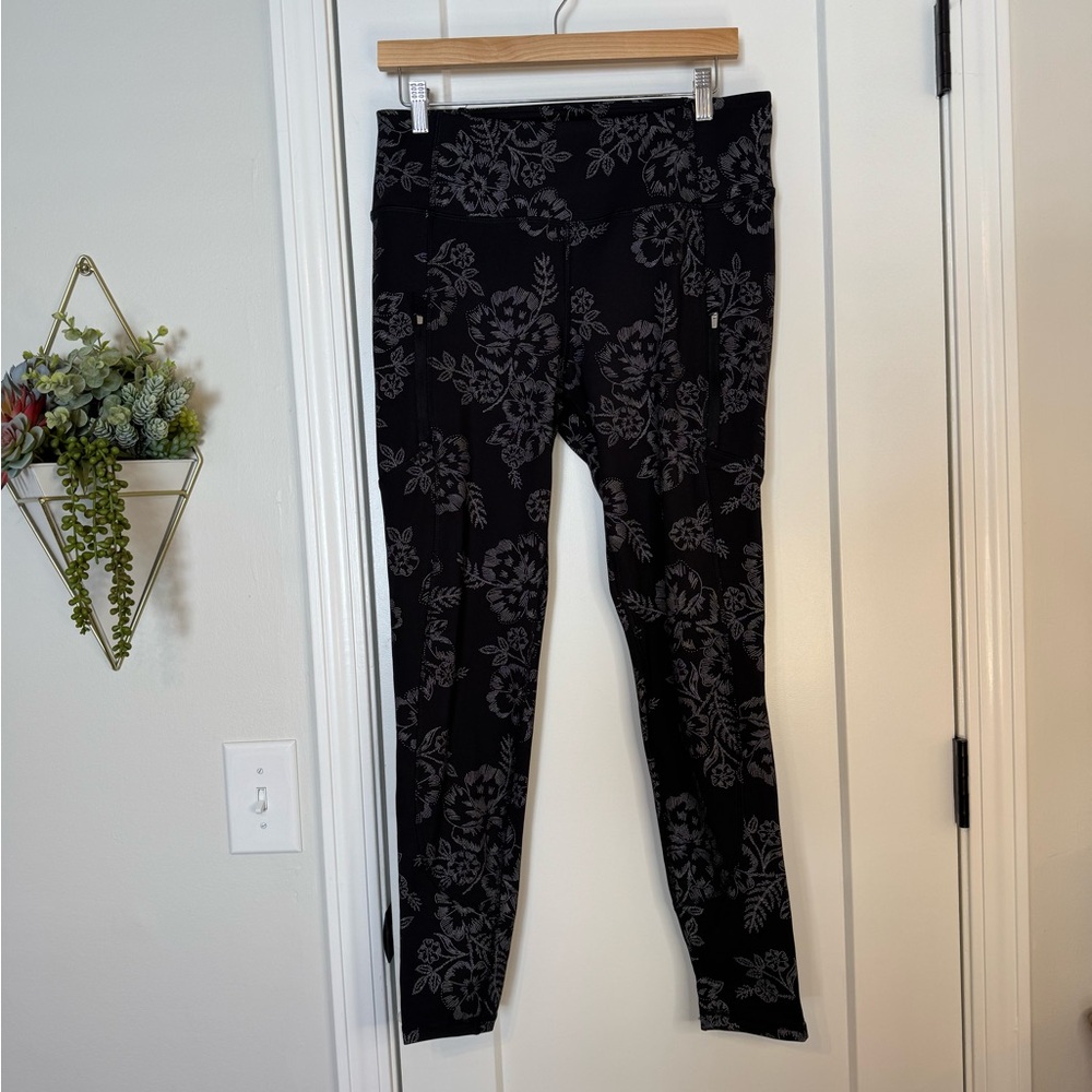 Avia Black Print Legging